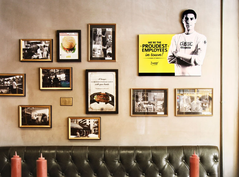 Classic Burger Joint – Concept Development, Brand Identity Creation, Marketing & Communication