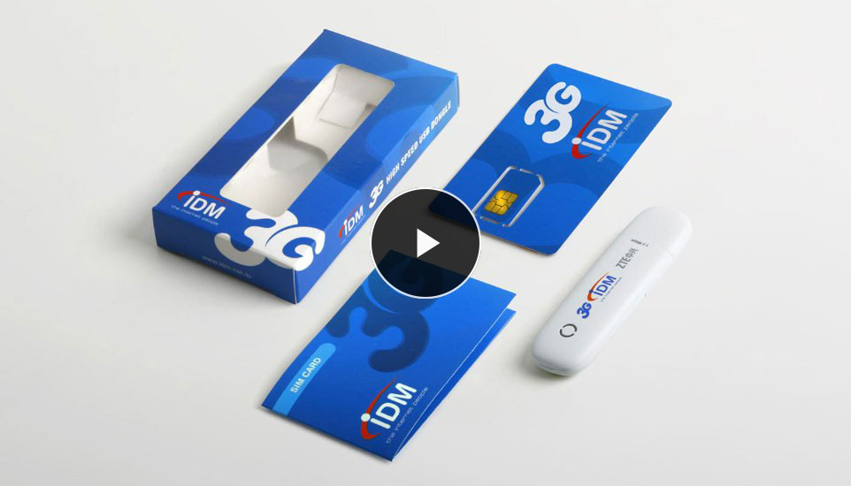 IDM - Advertising Campaign & Mascot Creation For Internet Provider