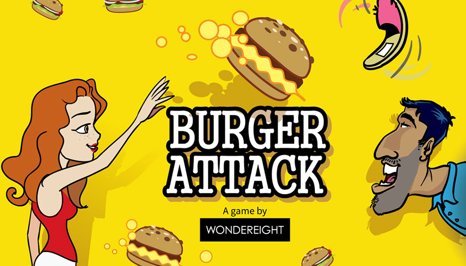 Burger Attack - Mobile Game Design & Development, Character Creation and Digital Plan