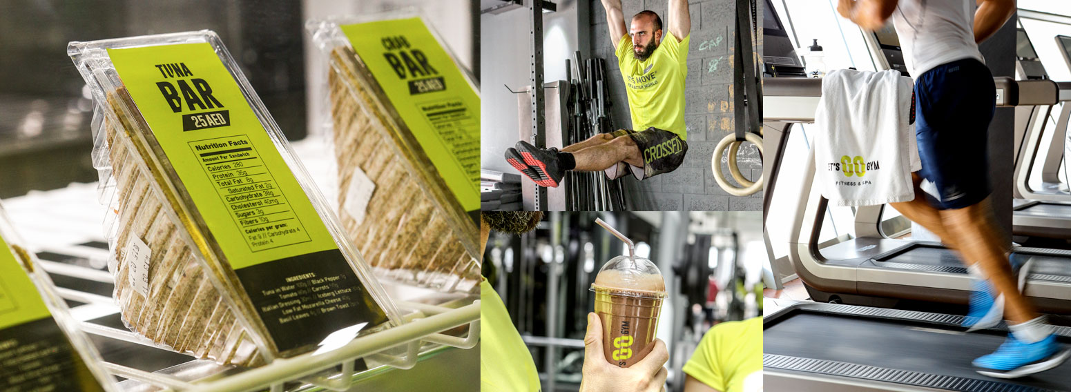 Let’s Go Gym – Brand Creation, Environmental Branding & Website For Gym in Abu Dhabi