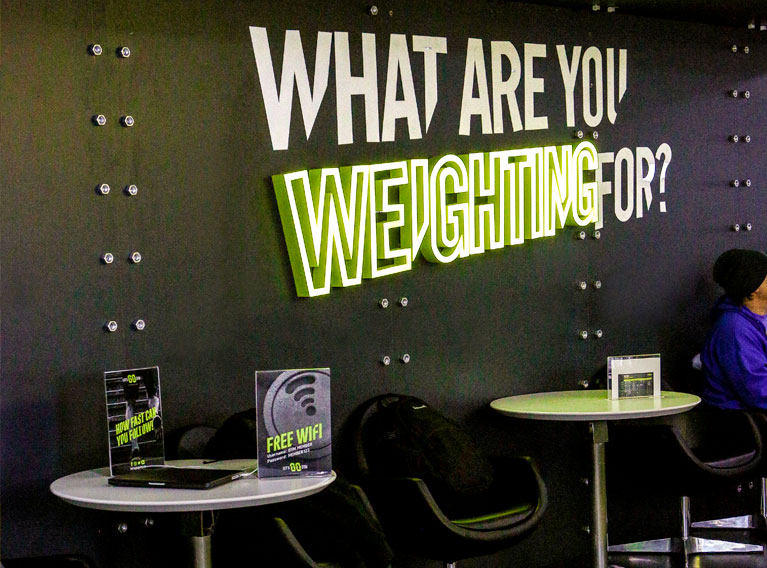 Let’s Go Gym – Brand Creation, Environmental Branding & Website For Gym in Abu Dhabi