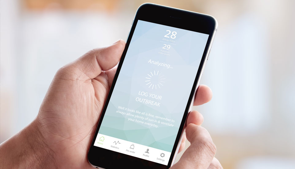 Sensio Air - Design & Development Of Award Winning Health App
