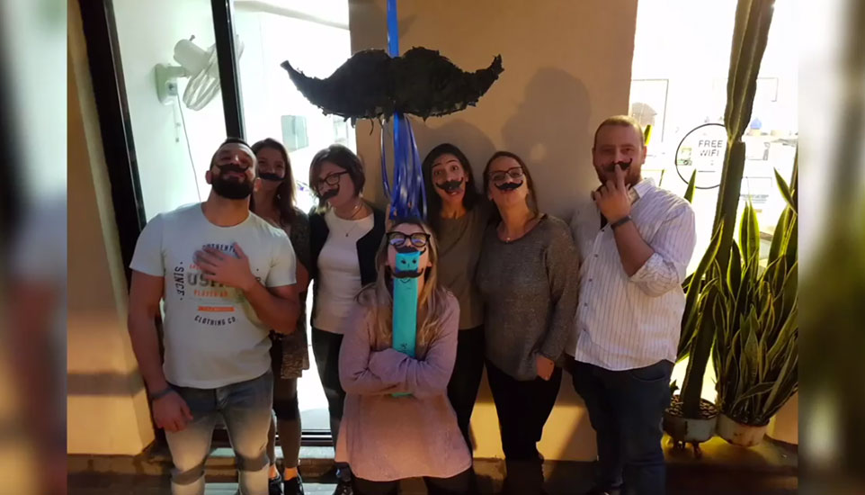 Movember at WonderEight: Team Building Activity For Men’s Health