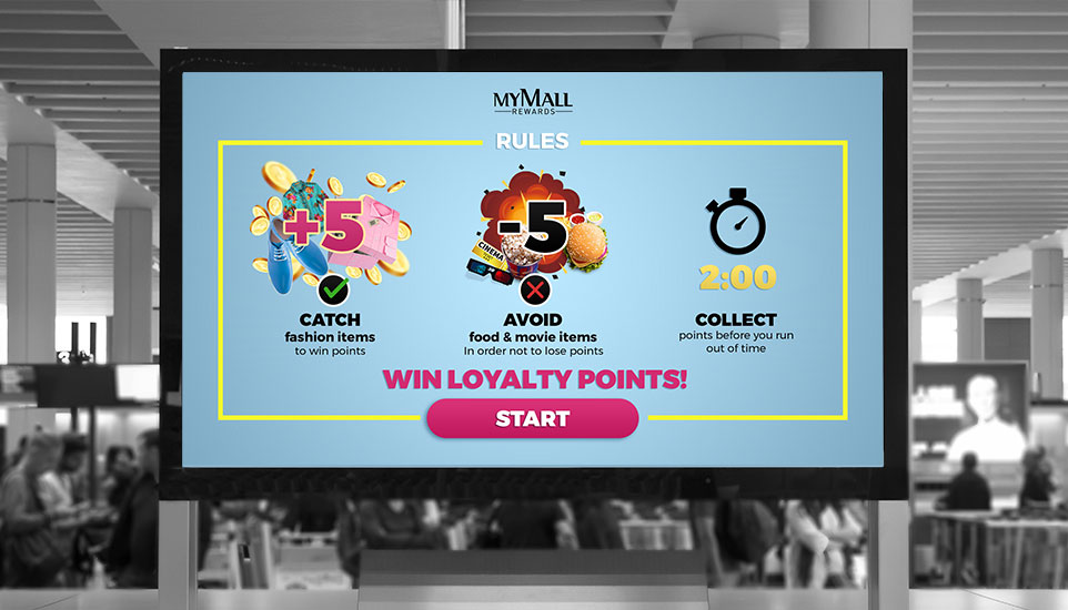 Le Mall - Loyalty Program Gamified Through A Kinect Game