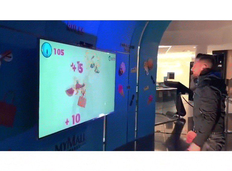 Le Mall – Loyalty Program Gamified Through A Kinect Game