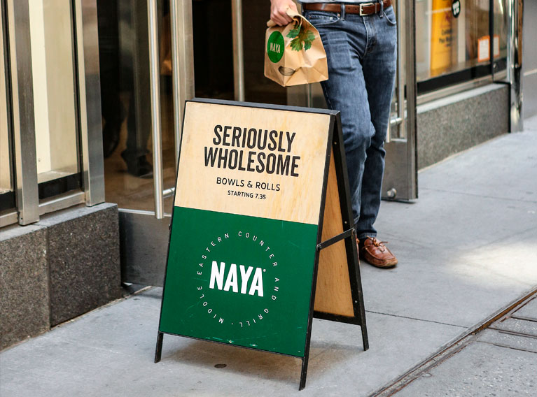 Naya – Brand Strategy And Identity Revamp For Levantine QSR Chain In New York
