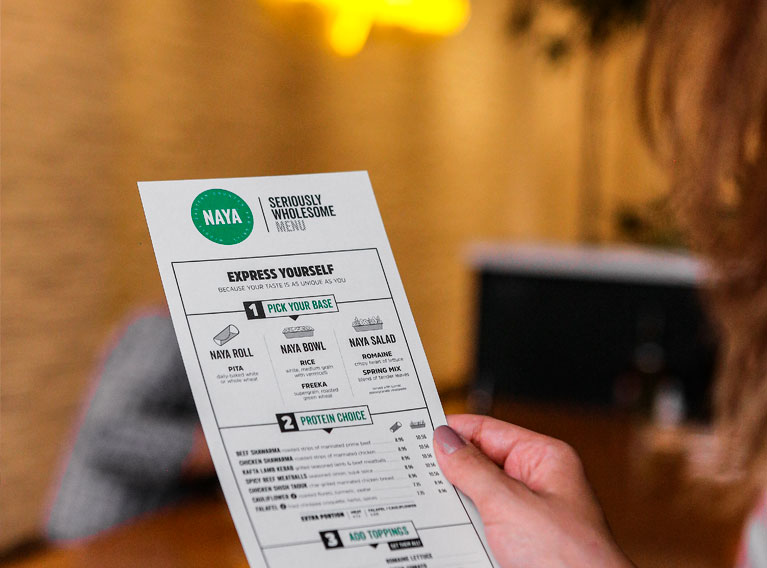 Naya – Brand Strategy And Identity Revamp For Levantine QSR Chain In New York