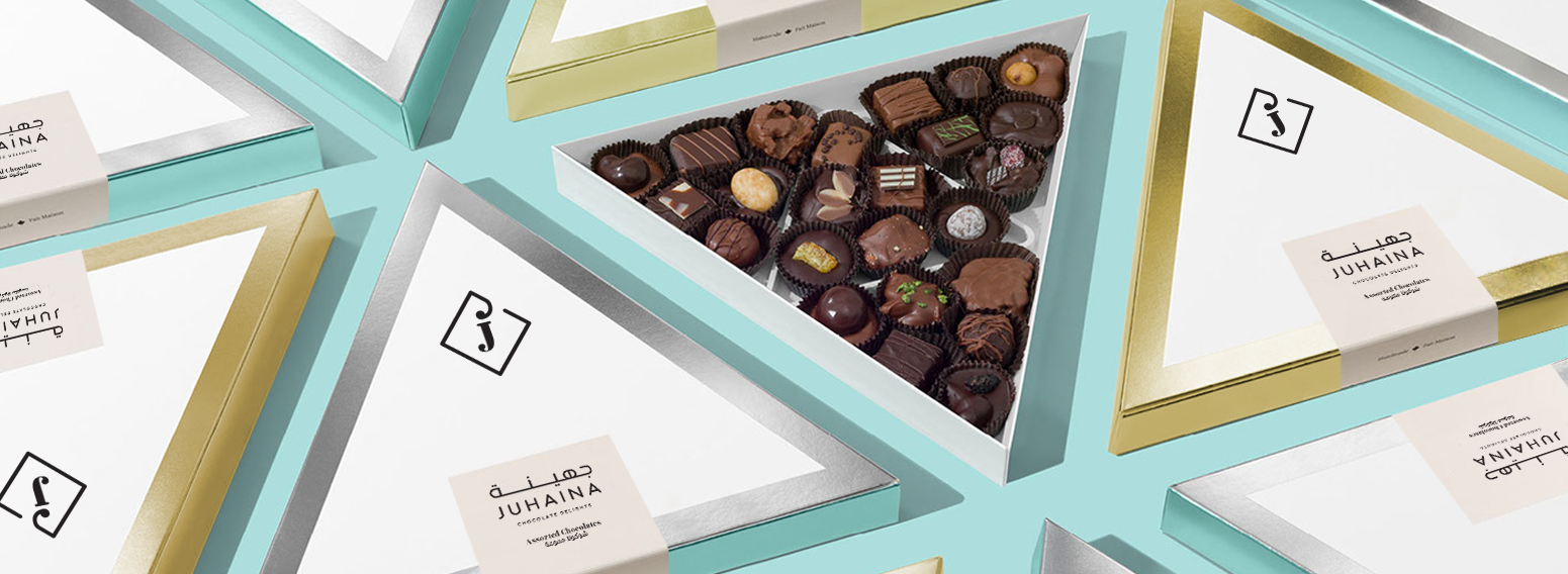 Juhaina Chocolate – Brand Identity & Communication Revamp For Saudi Chocolate Brand