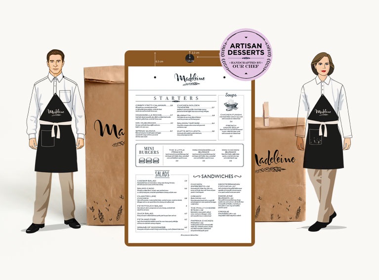 Madeleine – Brand Identity Suitable For Refined French Cuisine In KSA
