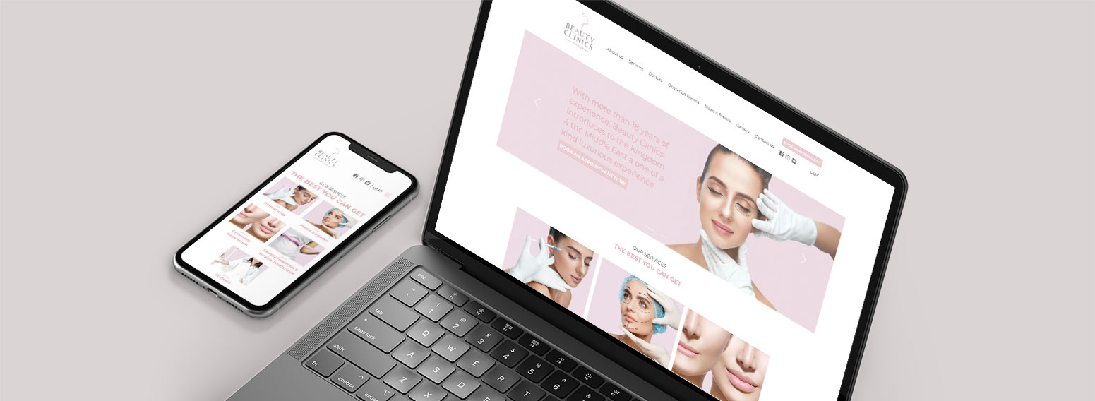 Beauty Clinics – Rejuvenating The Website Of KSA’s Biggest Beauty Clinic