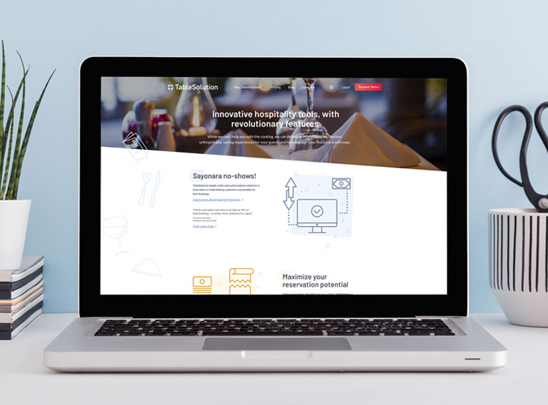 Table Solution – Website Design And Development For Online Reservation Service in Japan