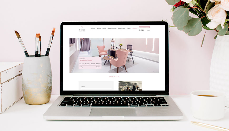 Beauty Clinics - Rejuvenating The Website Of KSA's Biggest Beauty Clinic