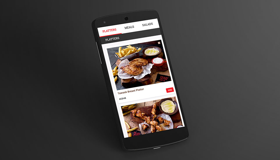 Tawook Nation - eCommerce Website For Delivery Restaurant In Dubai