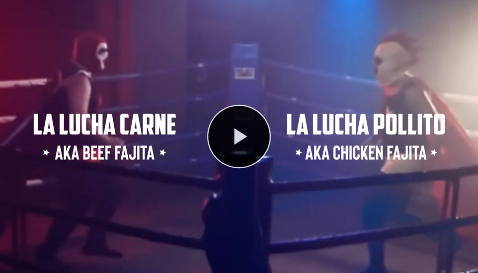 Crepaway Lucha Libre - Social Media Campaign Launching The Limited Edition Sandwiches