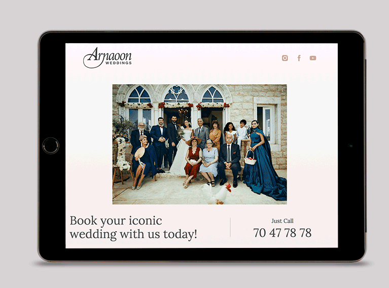Arnaoon Village – 360 Wedding Campaign With OOH, TVC, Social Media & Digital