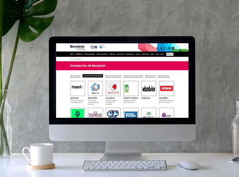 Berytech – Website Revamp for Lebanon’s Leading Business Incubator