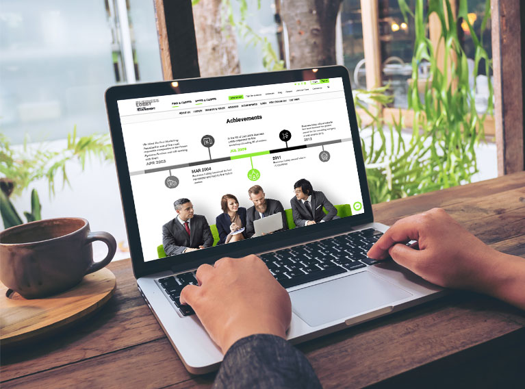 Business Lobby – Website Development & Design For Talent Management Agency