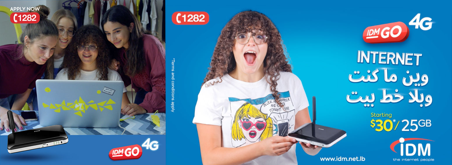 IDM – Advertising & Communication Campaign For The 4G Routers IDM GO