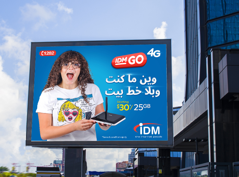 IDM – Advertising & Communication Campaign For The 4G Routers IDM GO