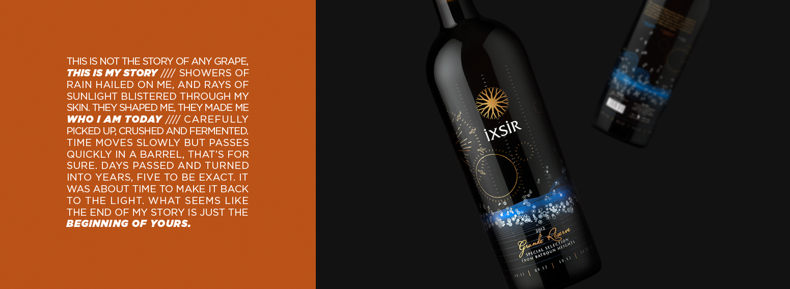 Ixsir – Data Driven Design For Limited Edition Bottle