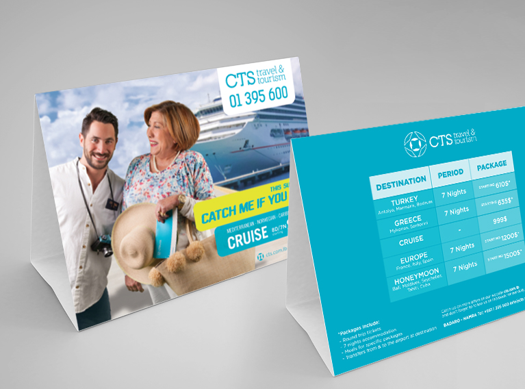 CTS Travel & Tourism – Communication Campaign For Travel Agency In Lebanon