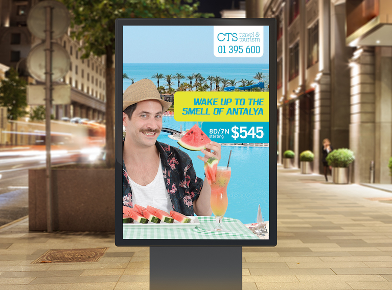 CTS Travel & Tourism – Summer Communication Campaign For Lebanese Travel Agency