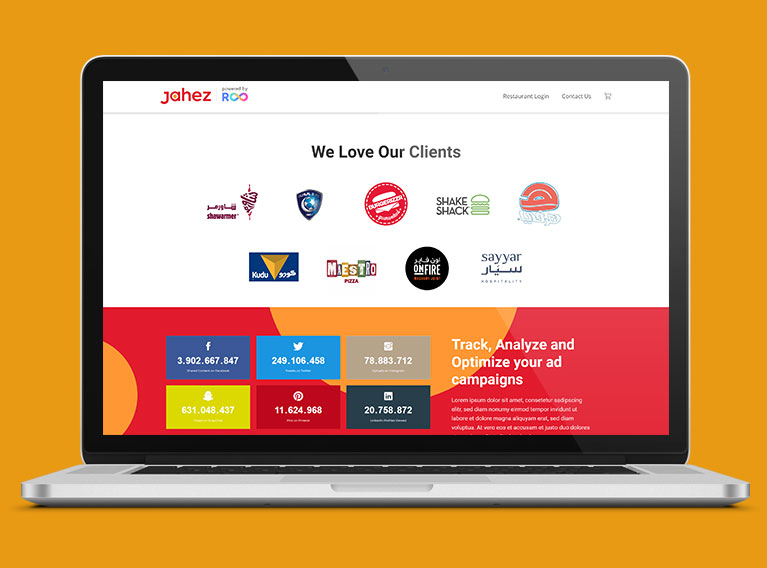 Jahez – Brand Identity, eCommerce & Social Media For Saudi Delivery App