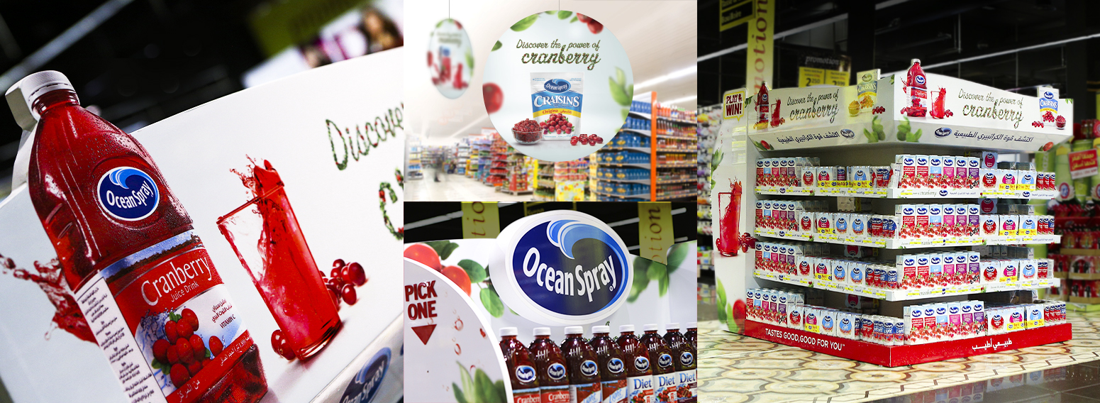 Ocean Spray – Full Branding, Communication & Social Media Handling For The MENA Region