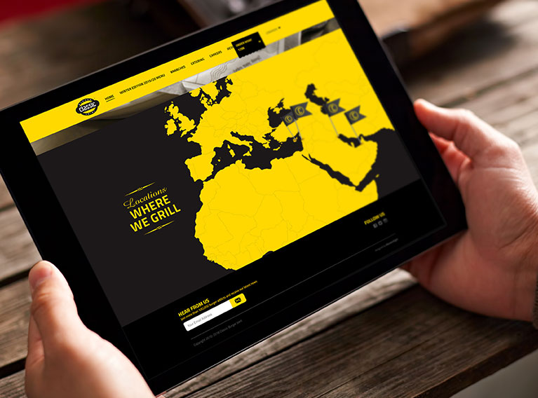 Classic Burger Joint – Bold & Vibrant Website To Match The Brand Identity