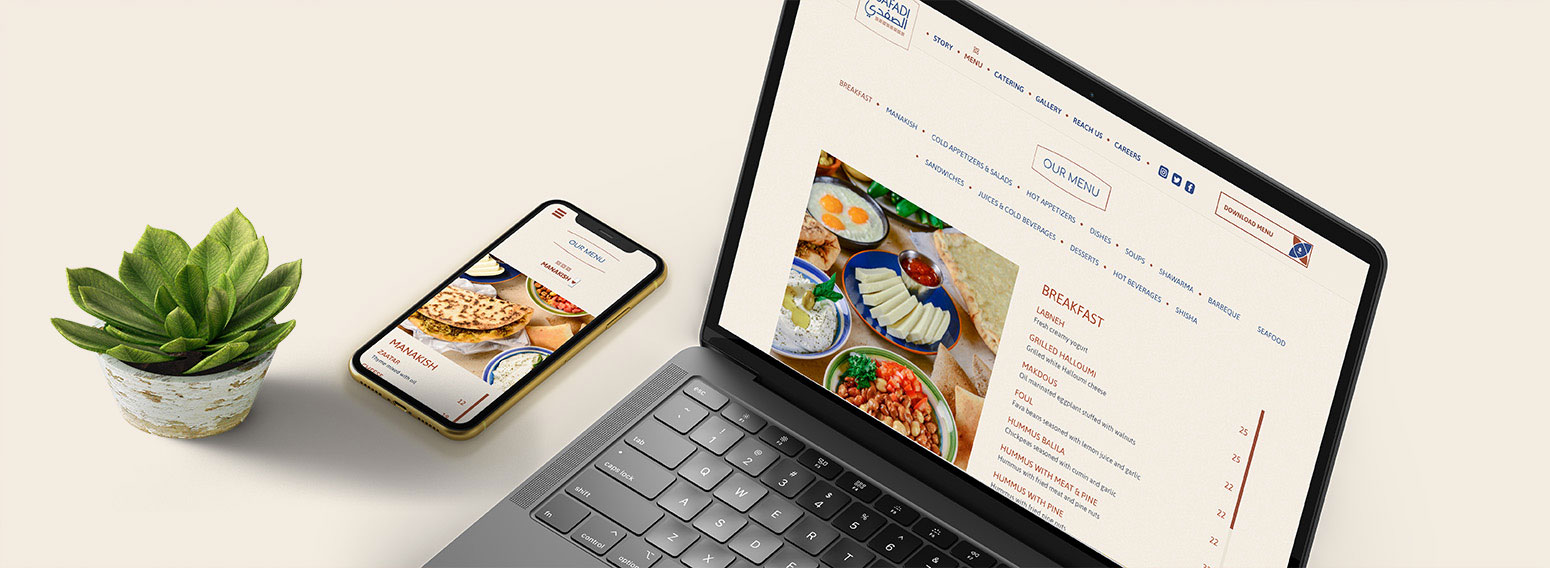 Al Safadi – Modern & Intuitive Website Design & Development For Dubai’s Lebanese Restaurant