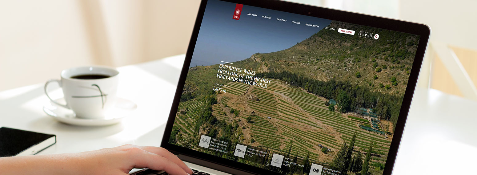 Ixsir – Website Design, Development & SEO Optimization For Lebanese Wine