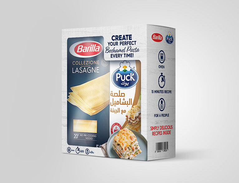 Barilla & Puck – Packaging Design, POSM Branding & Content Shoot For The UAE