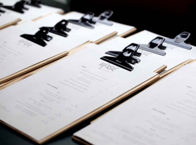 Mensae – Concept Creation & Branding For Parisian Fine Dining Restaurant