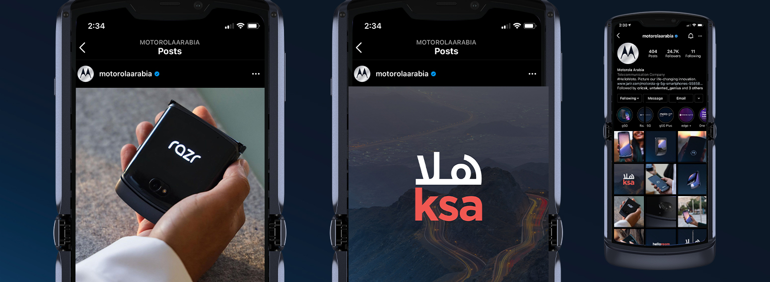 Motorola – Digital Campaign & Influencer Activation For The Launch Of The Razr Phone