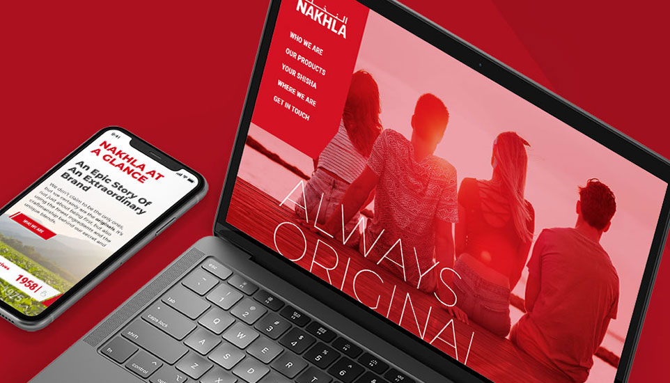 Nakhla - Website Design & Development For Leading Tobacco Brand