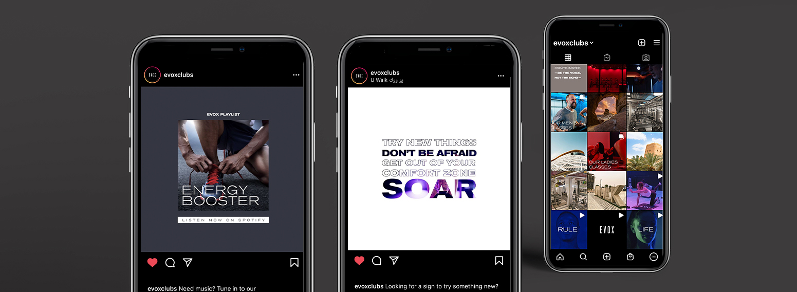 EVOX – Brand & Marketing Strategy And Social Media Handling For Saudi Arabia’s Premium Gym